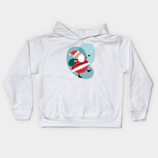 Mid-Century Modern Santa Kids Hoodie